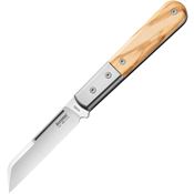 LionSTEEL CK0115UL Barlow Knife Dom Olive Wood Handles