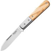 LionSTEEL CK0111UL Barlow Knife Roundhead Olive Handles