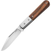 LionSTEEL CK0112ST Barlow Knife Shuffler Santos Wood Handles