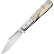 LionSTEEL CK0112RM Barlow Knife Shuffler Ram's Horn Handles