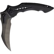 Maxace M20B Hela M390 Black Framelock Knife Black Handles