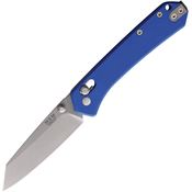 MKM-Maniago YPGBL Yipper Stonewashed Crossbar Lock Knife Blue G10 Handles