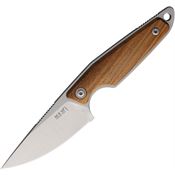 MKM-Maniago MA01S Makro 1 Stonewashed Fixed Blade Knife Santos Wood Handles