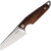 MKM-Maniago MA02S Makro 2 Satin Fixed Blade Knife Santos Wood Handles