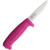 Mora 02967 Basic 511 Fixed Blade Knife Pink Handles