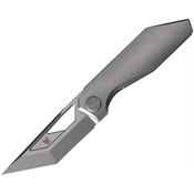 Cavol C05GACE Shimo Framelock Knife Gray Handles