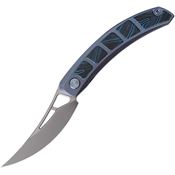 Cavol C06BCE Kamasu Framelock Knife Blue Handles