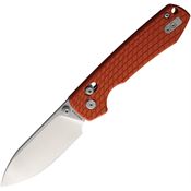 Vosteed A0511 Raccoon Crossbar Lock Knife Orange Handles