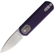 Vosteed A0724 Corgi Pup Trek Lock Knife Purple Handles