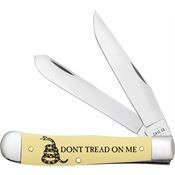 Case XX 06089 Trapper Knife Yellow Synthetic Handles