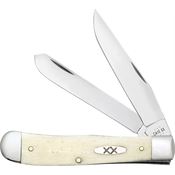 Case XX 13310 Trapper Knife Natural Bone Handles