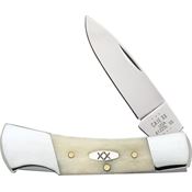 Case XX 13314 Lockback Knife Natural Bone Handles