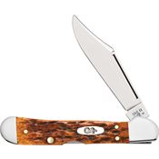 Case XX 66693 Copperlock Knife Harvest Orange Handles