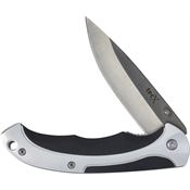 Case XX 75678 TecX Satin Linerlock Knife Silver Handles