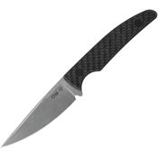 Case XX 76936 Chris Taylor Stonewashed Hunter CT2 Fixed Blade Knife Carbon Fiber Handles