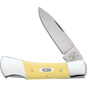 Case XX 81089 Lockback Knife Yellow Synthetic Handles