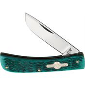 German Bull 107GPB Dirt Buster Knife Green Pick Bone Handles