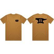 Buck 13886 Anvil T-Shirt Camel XL