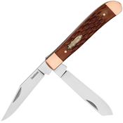 Kershaw 4381BJB Gadsden Folding Knife Brown Handles