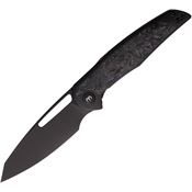 Mallery DL01BB Phorus V2 Black S30V Linerlock Knife Black Handles