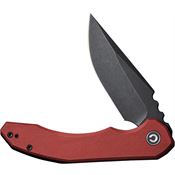 Civivi 230502 Bluetick Black Stonewashed Linerlock Knife Burgundy Handles