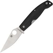 Spyderco 257GP Pattadese Linerlock Knife Black Handles