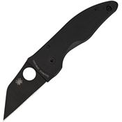 Spyderco 264GPBK MicroJimbo Black Compression Lock Knife Black Handles