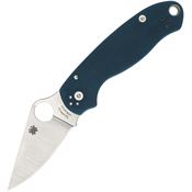 Spyderco 223GPCBL Para 3 Compression Lock Knife Blue Handles