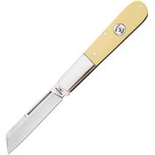 Bear & Son C3180 Barlow Knife Yellow Delrin Handles