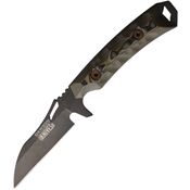 Dawson 84028 Revelation Black Apocalyptic Fixed Blade Knife Camo Ultrex Handles