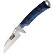 Dawson 84042 Revelation Fixed Blade Knife Black/Blue Handles