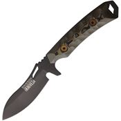 Dawson 84172 Harvester Black Apocalyptic Fixed Blade Knife Camo Ultrex Handles