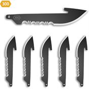 Outdoor Edge RRSK30K6C Drop Point Blade Pack