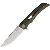 Eikonic 551SGN Aperture D2 Linerlock Knife OD Green Handles