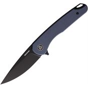 Eikonic 440BGY Dromas Linerlock Knife Blue Handles