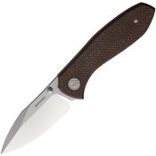 Eikonic 331SBR Kasador Linerlock Knife Brown Handles