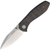 Eikonic 331SB Kasador Linerlock Knife Black Micarta Handles