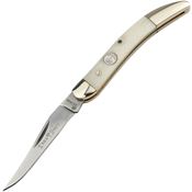 Boker 110846 Toothpick Knife Smooth White Bone Handles