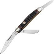 Boker 110857 Large D2 Stockman Knife Jig Brown Bone Handles