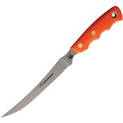 Knives Of Alaska 00316FG Steelheader Fixed Blade Knife Orange Handles