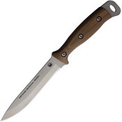 Knives Of Alaska 00844FG Defense/Survival D2 Fixed Blade Knife Tan Handles Kydex Sheath