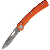 Knives Of Alaska 00450FG Hunter Linerlock Knife Orange G10 Handles