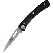 Knives Of Alaska 00904FG Bird/Trout Linerlock Knife No Clip Black Handles