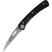 Knives Of Alaska 00909FG Bird/Trout Linerlock Knife w/Clip Black Handles