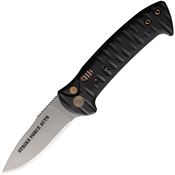 Knives Of Alaska 00911FG Auto Strike Force Button Lock Knife Black Handles