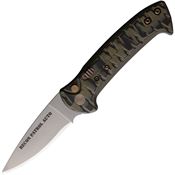 Knives Of Alaska 00920FG Auto Recon Patrol Button Lock Knife Black/Green Handles