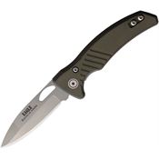 Knives Of Alaska 00791FG Eagle Linerlock Knife Black/OD Green Handles