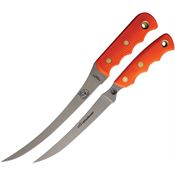 Knives Of Alaska 00093FG Fisherman's Knife Combo Orange Handles
