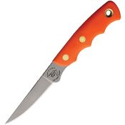 Knives Of Alaska 00114FG Jaeger D2 Carbon Steel Fixed Blade Knife Orange Handles