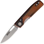 Knives Of Alaska 00797FG Onyx Linerlock Knife Black/Orange Handles